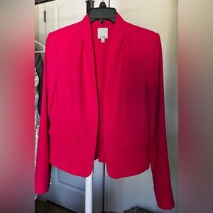 HALOGEN Pink Open Front Blazer | Size 4